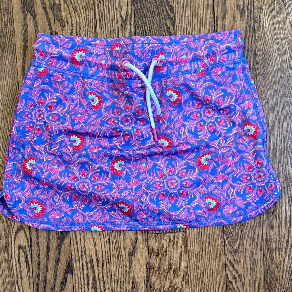 Vineyard Vines Pink and Blue Floral Mini Skirt